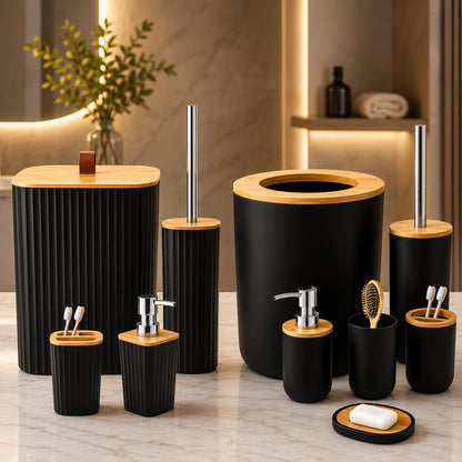 Kit organizador em bambu- Home Royal
