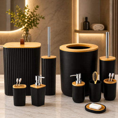 Kit organizador em bambu- Home Royal