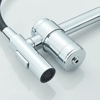 Torneira Para Cozinha Com Filtro Gourmet Modelo 2 em 1 Com Misturador Cromado