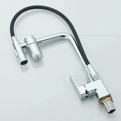 Torneira Para Cozinha Com Filtro Gourmet Modelo 2 em 1 Com Misturador Cromado