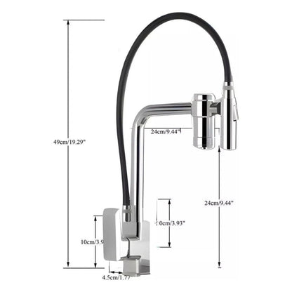 Torneira Para Cozinha Com Filtro Gourmet Modelo 2 em 1 Com Misturador Cromado