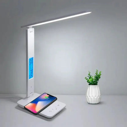 Abajur Touch Multifuncional Ajustável Usb Branco - 0020