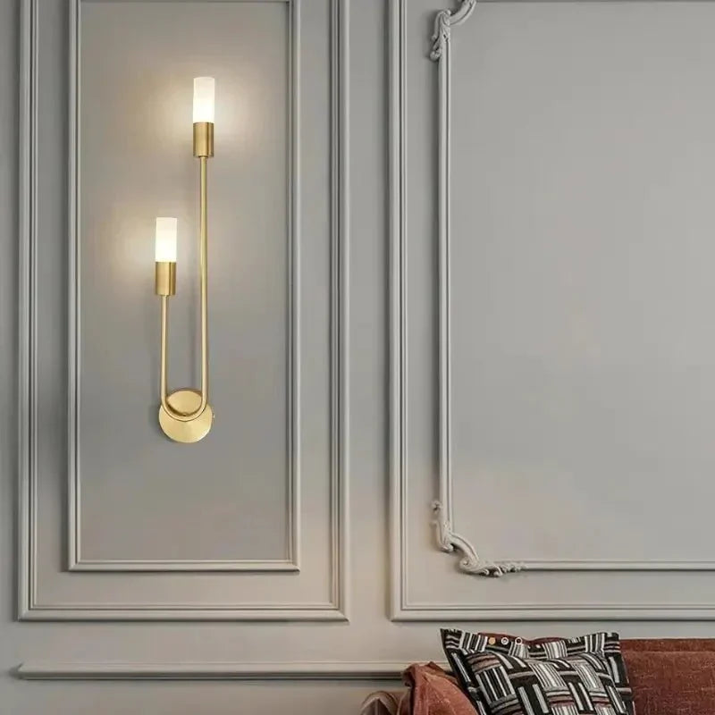 Arandela de Parede LED Pendente Dupla com Design Sofisticado