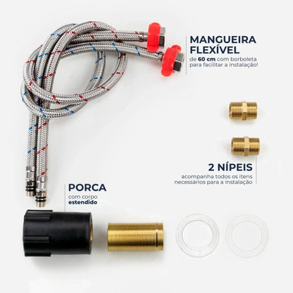 Torneira Para Banheiro Aço Inoxidável 304