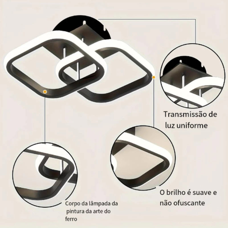 Luminária de Teto - Stellar Arc LED Urbano