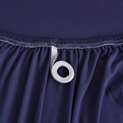 Capa De Sofá Ajustável Stretch Azul Marinho