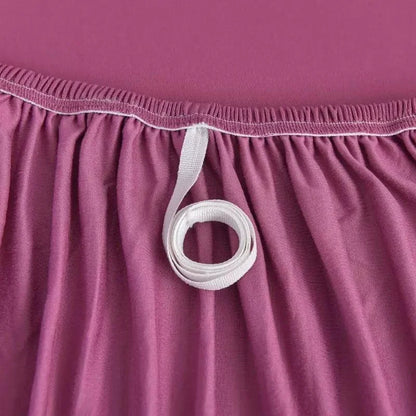 Capa De Sofá Stretch Ajustável Lisa Rosa