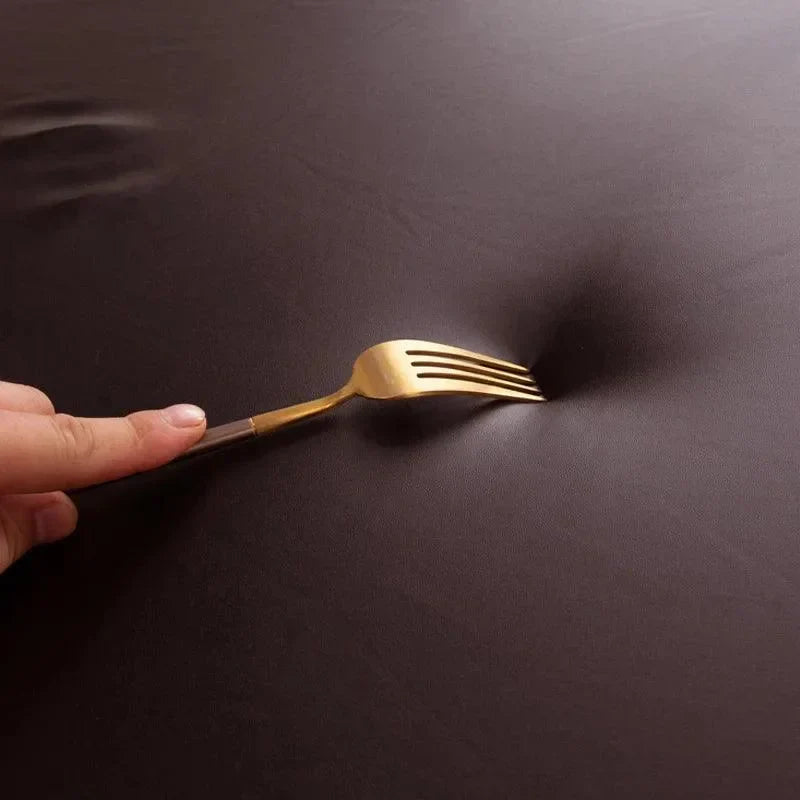 Capa Impermeável para Cadeira de Jantar Premium em Couro PU