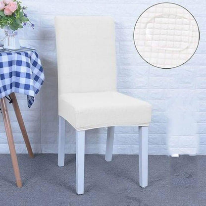 Capa decor para cadeira resistente a água - Super Mix Store Branco