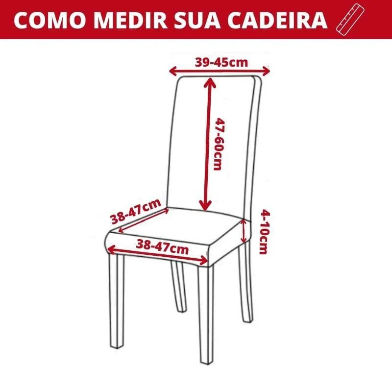 Capa Para Cadeira de Stretch Verde Esmeralda