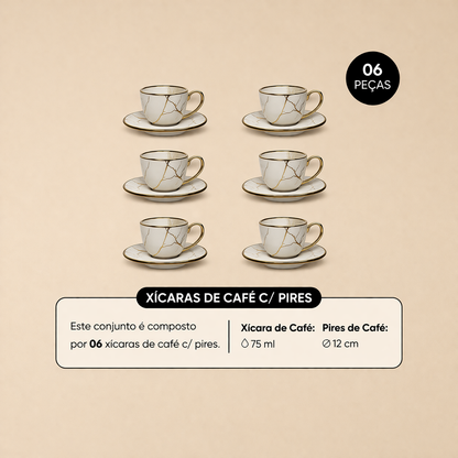 Xícaras em Porcelana | Elegância para Cada Momento— Home Royal