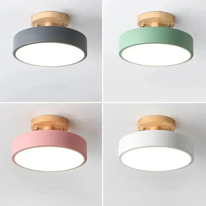 Luminária de Teto LED Redonda Estilo Nórdico 13W com Compatibilidade Bivolt