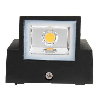 Luminária para Área Externa em Alumínio Preto 5W