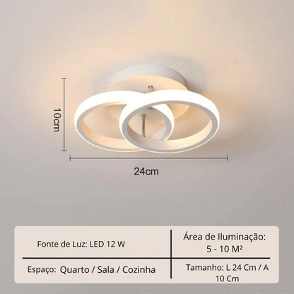 Luminária de Teto - Stellar Arc LED Urbano