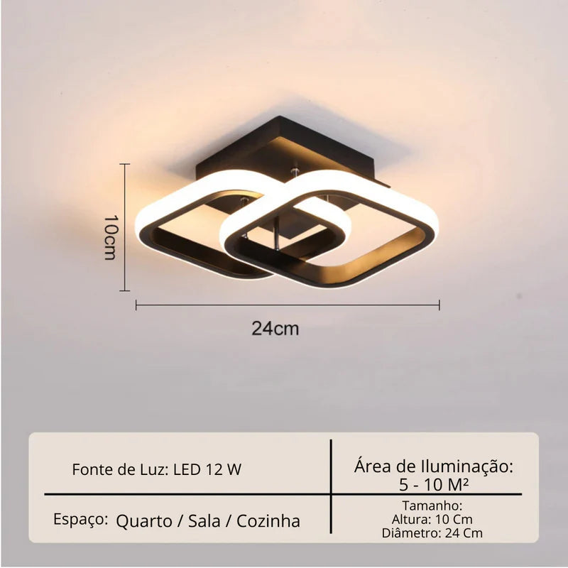 Luminária de Teto - Stellar Arc LED Urbano