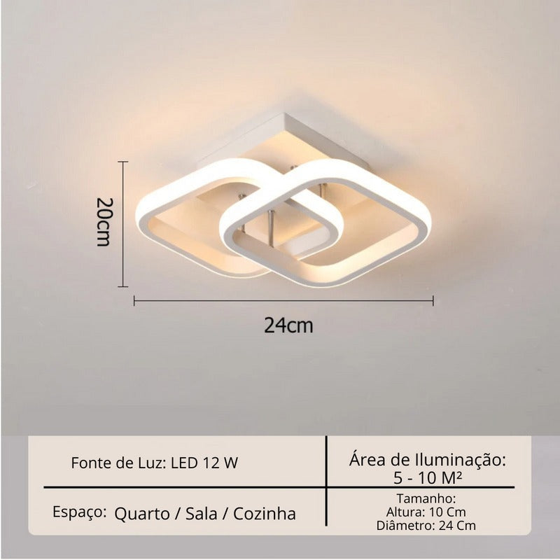 Luminária de Teto - Stellar Arc LED Urbano