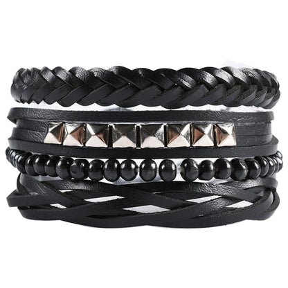 Pulseira Masculina Couro