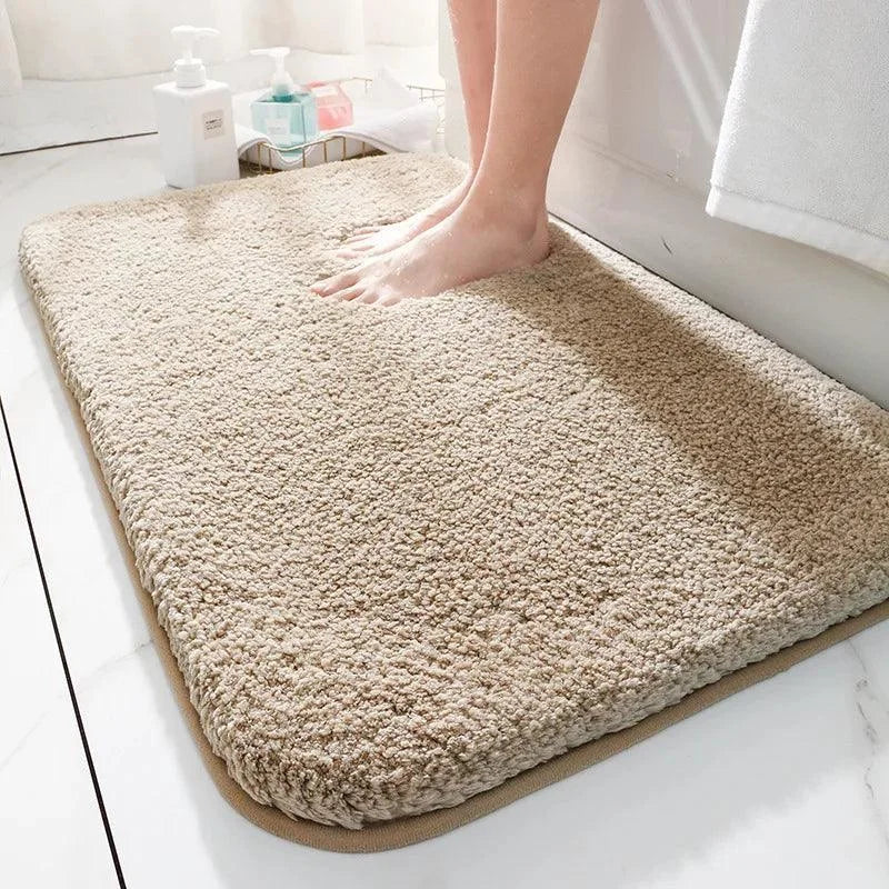 Tapete Acolchoado Premium Antiderrapante e Secante para Banheiro