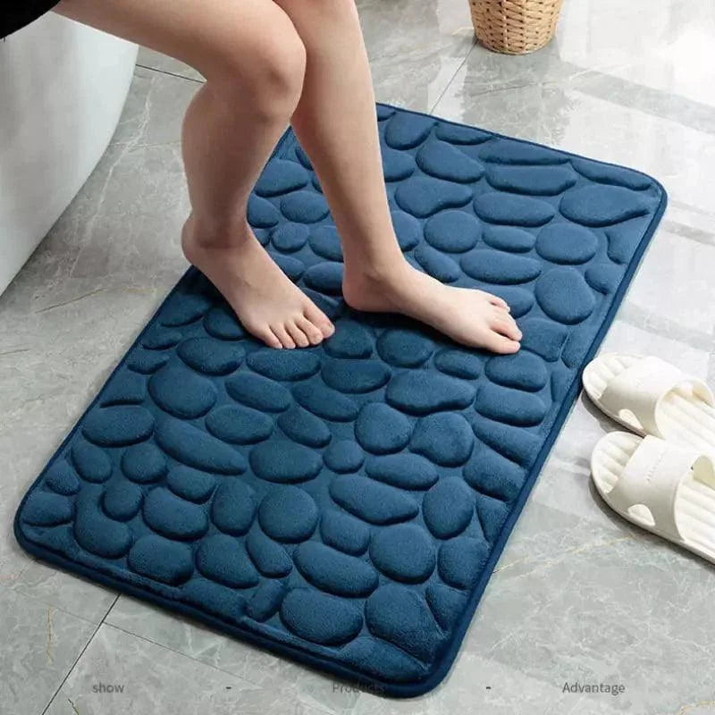 Tapete Antiderrapante para Banheiro em Microfibra – Absorção Rápida