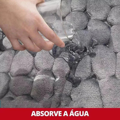 Tapete Antiderrapante para Banheiro em Microfibra – Absorção Rápida
