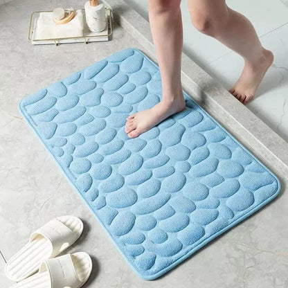 Tapete Antiderrapante para Banheiro em Microfibra – Absorção Rápida