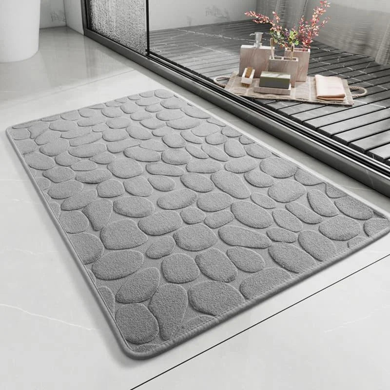 Tapete Antiderrapante para Banheiro em Microfibra – Absorção Rápida