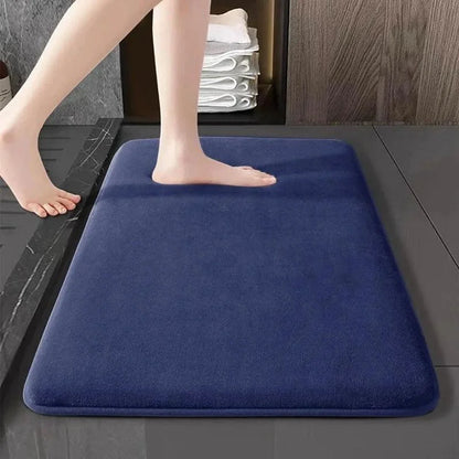 Tapete Coral Veludo Antiderrapante e Absorvente