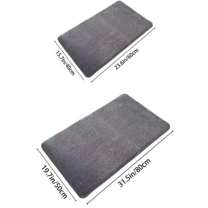 Tapete Coral Veludo Antiderrapante e Absorvente