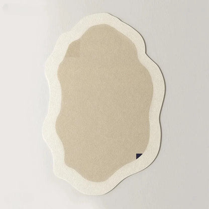 Tapete Irregular Antiderrapante para Sala e Quarto com Design Moderno