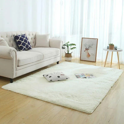 Tapete Liso Soft Felpudo Creme