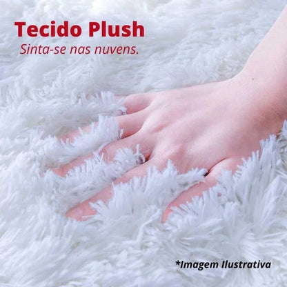 Tapete Liso Soft Felpudo Vermelho