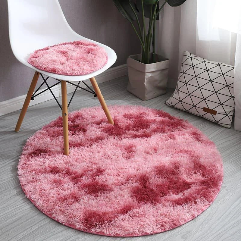 Tapete Liso Soft Felpudo Vermelho Mescla