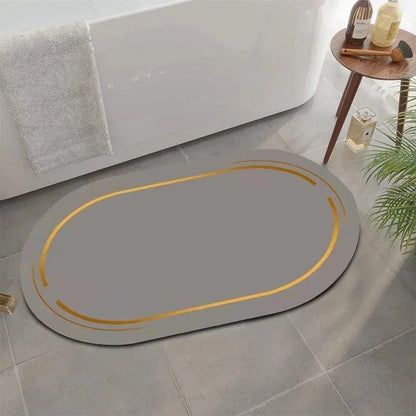 Tapete Moderno Antiderrapante e Secante para Banheiro