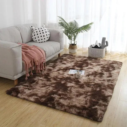 Tapetes Premium Felpudos Macio Estilo Tie-Dye