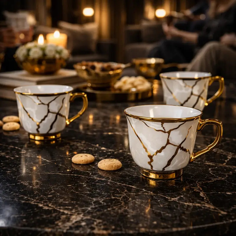 Xícaras em Porcelana | Elegância para Cada Momento— Home Royal