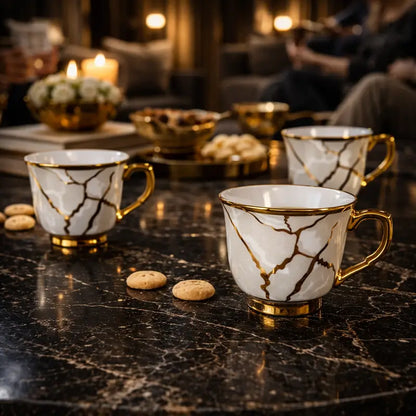 Xícaras em Porcelana | Elegância para Cada Momento— Home Royal